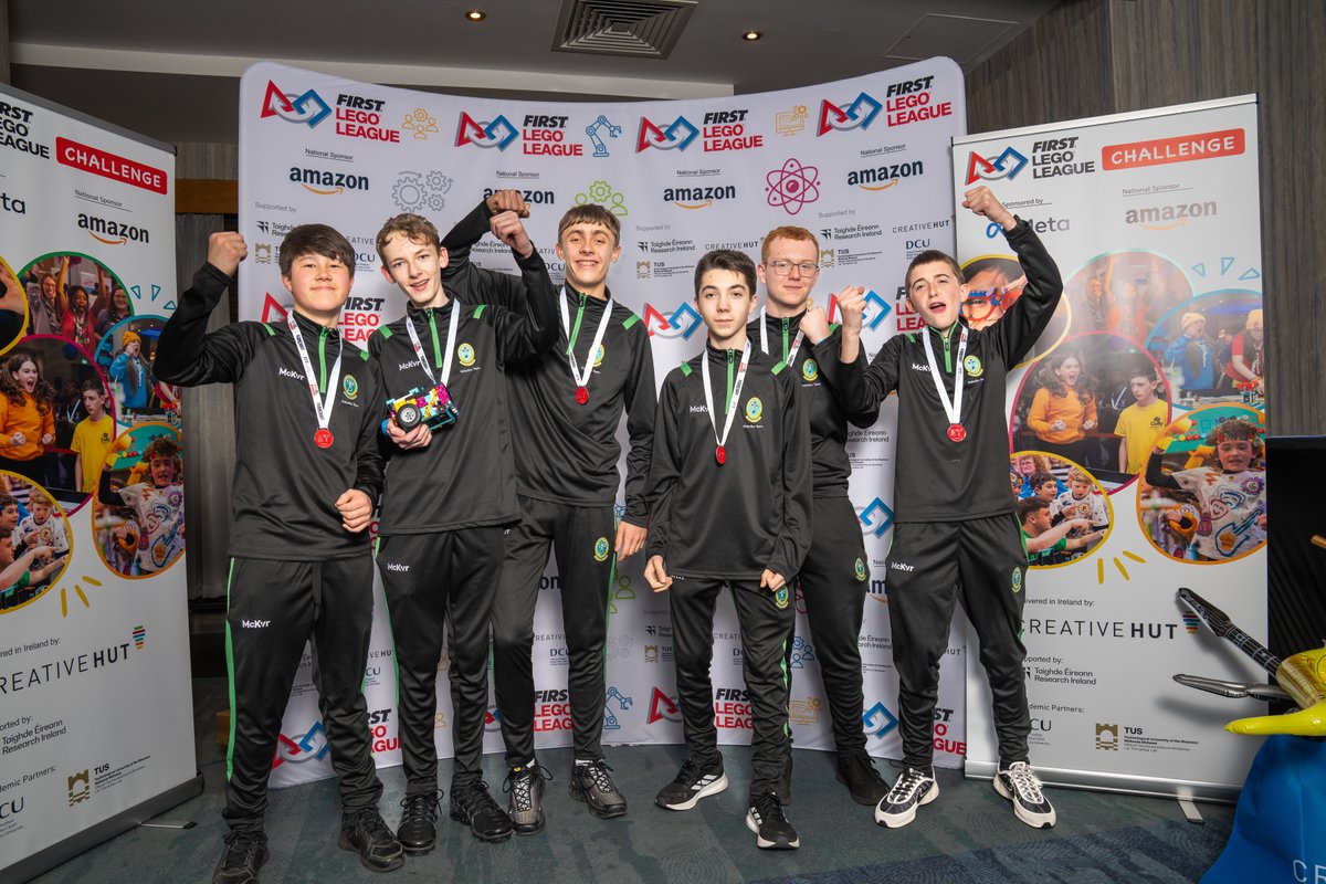 The FIRST® LEGO® League #SUBMERGED Ireland Runner's Up 🪸

The Mounthawk Masterminds 👏 From Mercy Secondary School Mounthawk in Kerry, the team narrowly missed our on the top prize but making themselves and their schools extremely proud! 

Find out more here -