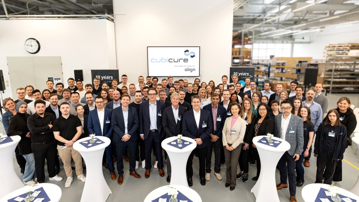 Last week, we celebrated 10 years of Cubicure. Thank you to everyone who joined us and made this event so special! A special shoutout to our partners from <a href="/AlignTechInc/">Align Technology</a> who traveled all the way from the U.S. to be with us in Vienna for this special day!

 #3DPrinting #10Years