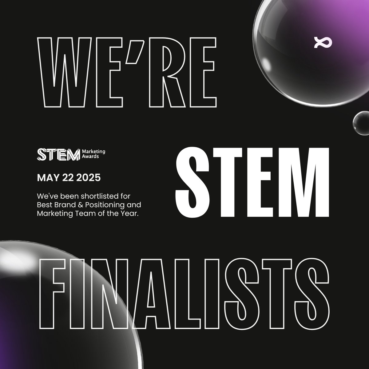When passion meets purpose, recognition follows...
 
Fishtank Agency has been named a finalist in two categories for the STEM Marketing Awards 2025! We're elated to be in the running for Best Branding &amp; Positioning and also Marketing Team of the Year.

#Awards #CreativeAgency