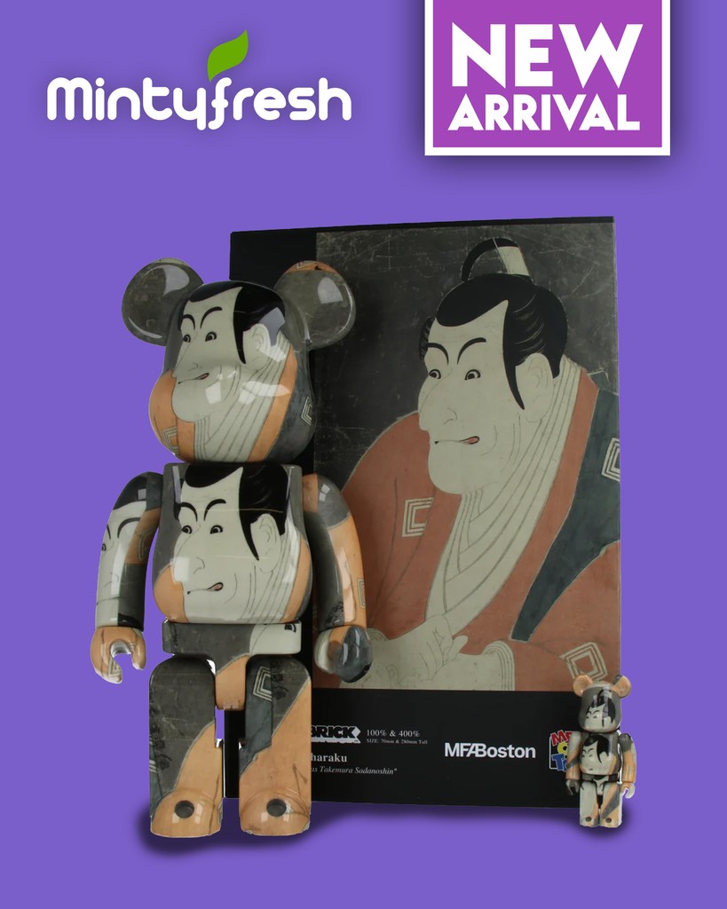 The 400% &amp; 100% Bearbrick set – Toshusai Sharaku Ichikawa Ebizo IV is available on our website!! Order yours now at mintyfresh.eu!⁠
⁠
#Designertoys #ArtToys #VinylToys #ArtToy #Hypebeast #toyart #toystagram #collectibles #highsnobiety #bearbrick #toshusai
