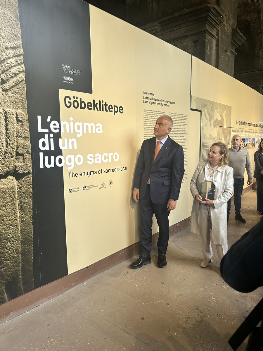 Açıldığı 24 Ekim 2024’den bugüne 6 milyonu aşkın ziyaretçinin gezdiği Kolezyum’daki Göbeklitepe sergisi; iki ülkenin tarih, kültür ve arkeoloji alanlarındaki işbirliğinden doğan müthiş sinerjiyi gösteriyor ve bize daha fazla ortak proje ve işbirliği yapma şevki veriyor.🇹🇷🇮🇹