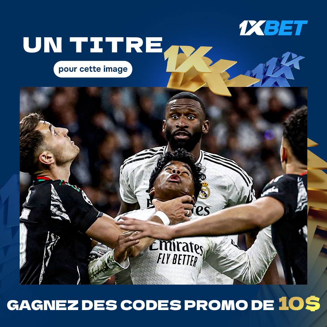1xBet_Francais's tweet image. CONCOURS 🎁

Donnez un titre à cette image et gagnez des codes promo 😍

Règles : 

✅ Vous ne pouvez participer qu'avec un seul commentaire
✅ Le participant doit être abonné à 
@1xBet_Francais

Nous choisirons le TOP-5️⃣ des commentaires pour gagner un code promo de 🔟€…
