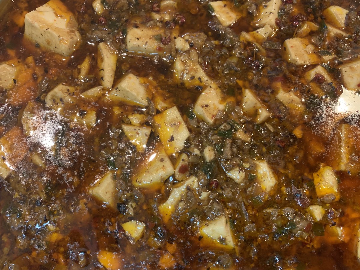 麻婆豆腐を1から手作り🐈