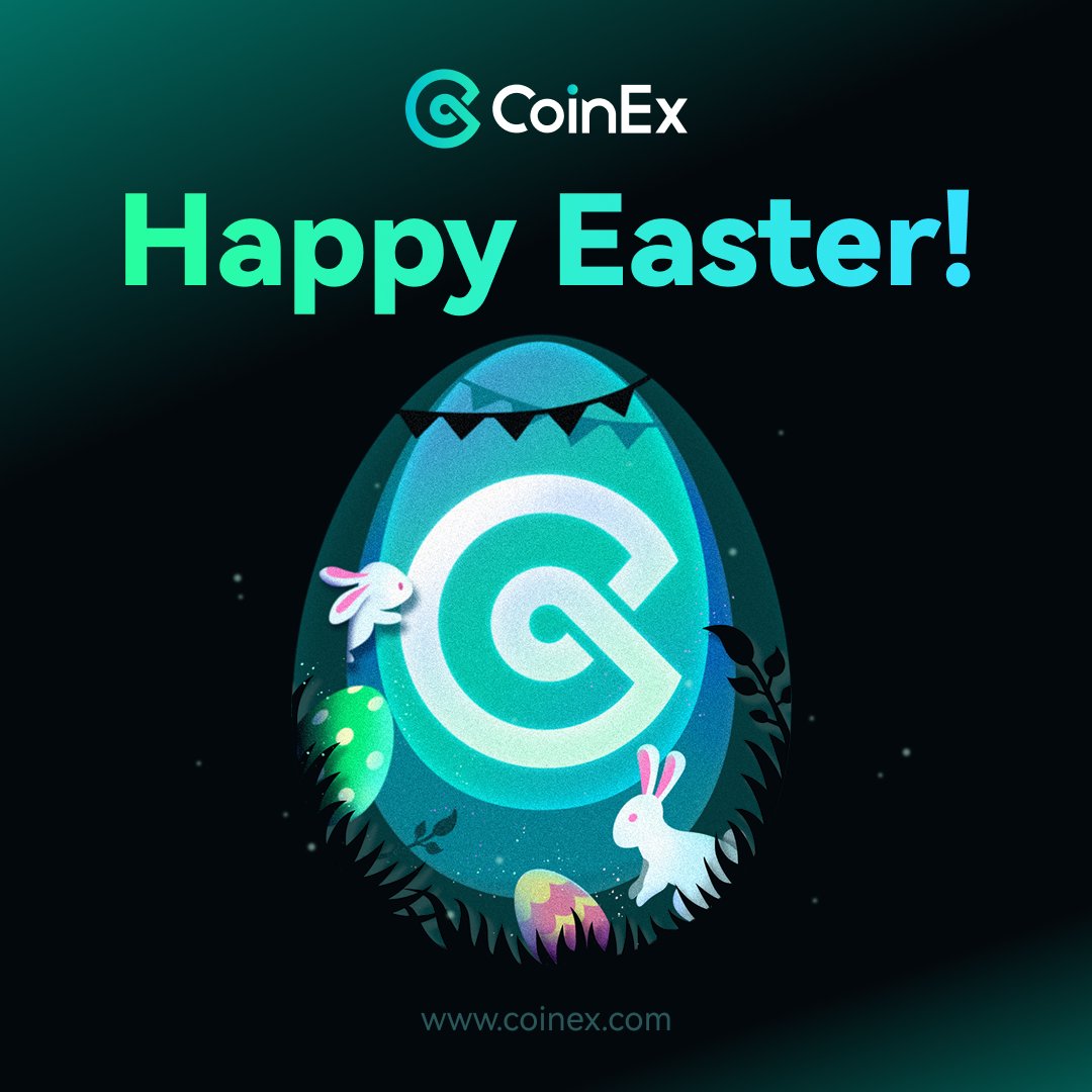 coinexcom's tweet photo. May your #Easter basket be full of eggs🥚… and your portfolio full of green candles!🐇 #HappyEaster #CoinEx https://t.co/IBNdnCI28p