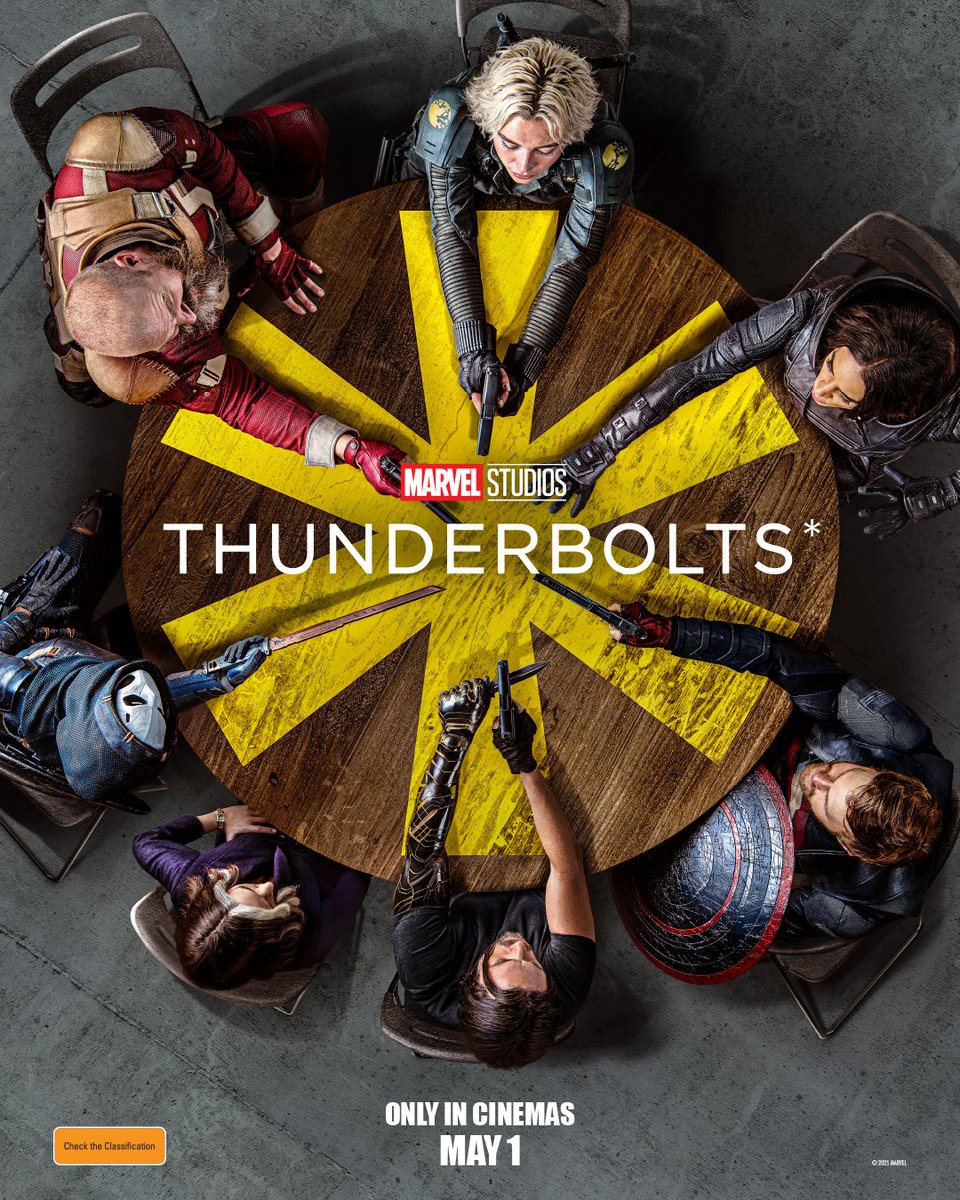It's their time ⚡️
See Marvel Studios’ #Thunderbolts* only in cinemas May 1.  🎟 Book here👉 wtwcinemas.co.uk/film/thunderbo…