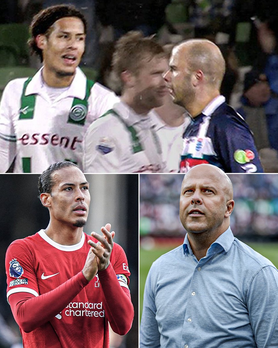 ESPNFC's tweet image. Crazy to think Virgil van Dijk once played against Arne Slot in the Eredivisie during his Groningen days.
Now, their Liverpool journey continues together 🤝