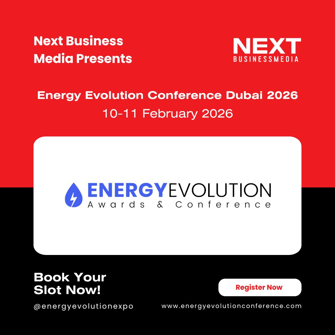 Next Business Media presents Energy Evolution Awards &amp; Conference Dubai 2026 – A premier global event on clean energy, innovation, and sustainable power solutions, on February 10–11, 2026 in Dubai. 

Join global leaders, experts, and innovators to explore the future of energy.