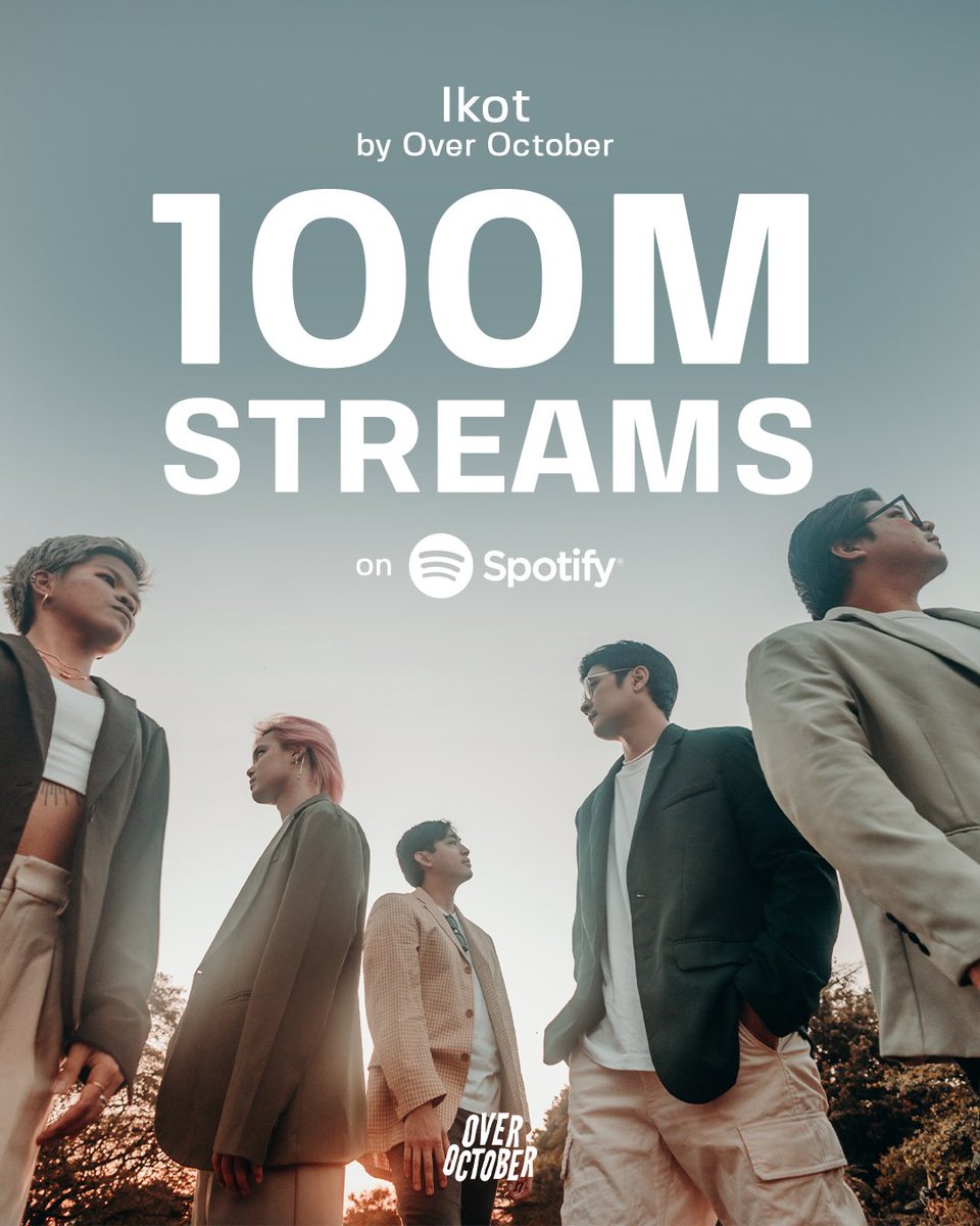 our first song to break 100 million streams. Thank YOU 🥹

P.S. We’re announcing the release date of IKOT's sequel, BITIN, this weekend!!