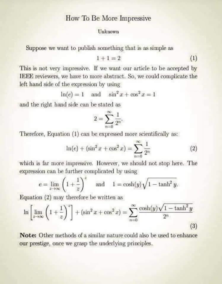 The art of grant writing as well as publishing nowadays…

Science seems to me more data-rich and idea-poor than ever…