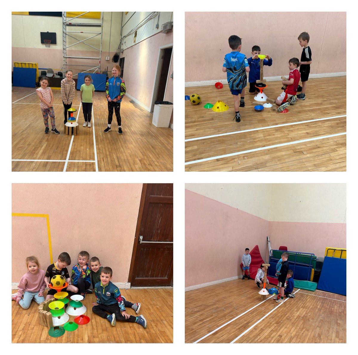 Build a tower together. Collaborative learning at its finest.