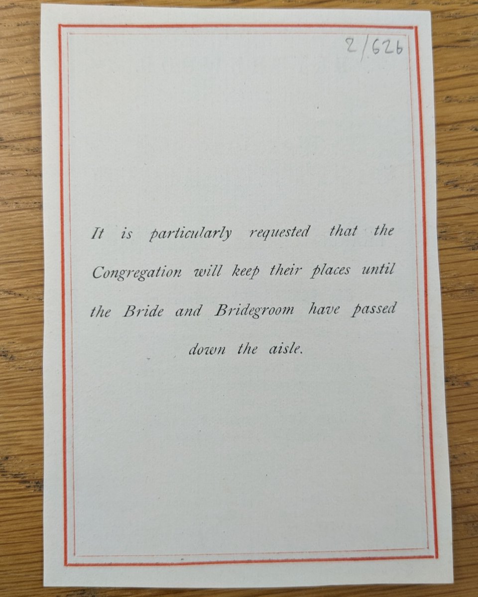 BucksArchives's tweet image. 142 years ago today was the marriage of Gertrude Cecilia Hanbury and Francis Charles Bridgeman. We've only just found this tiny invitation this week so sadly we missed it.