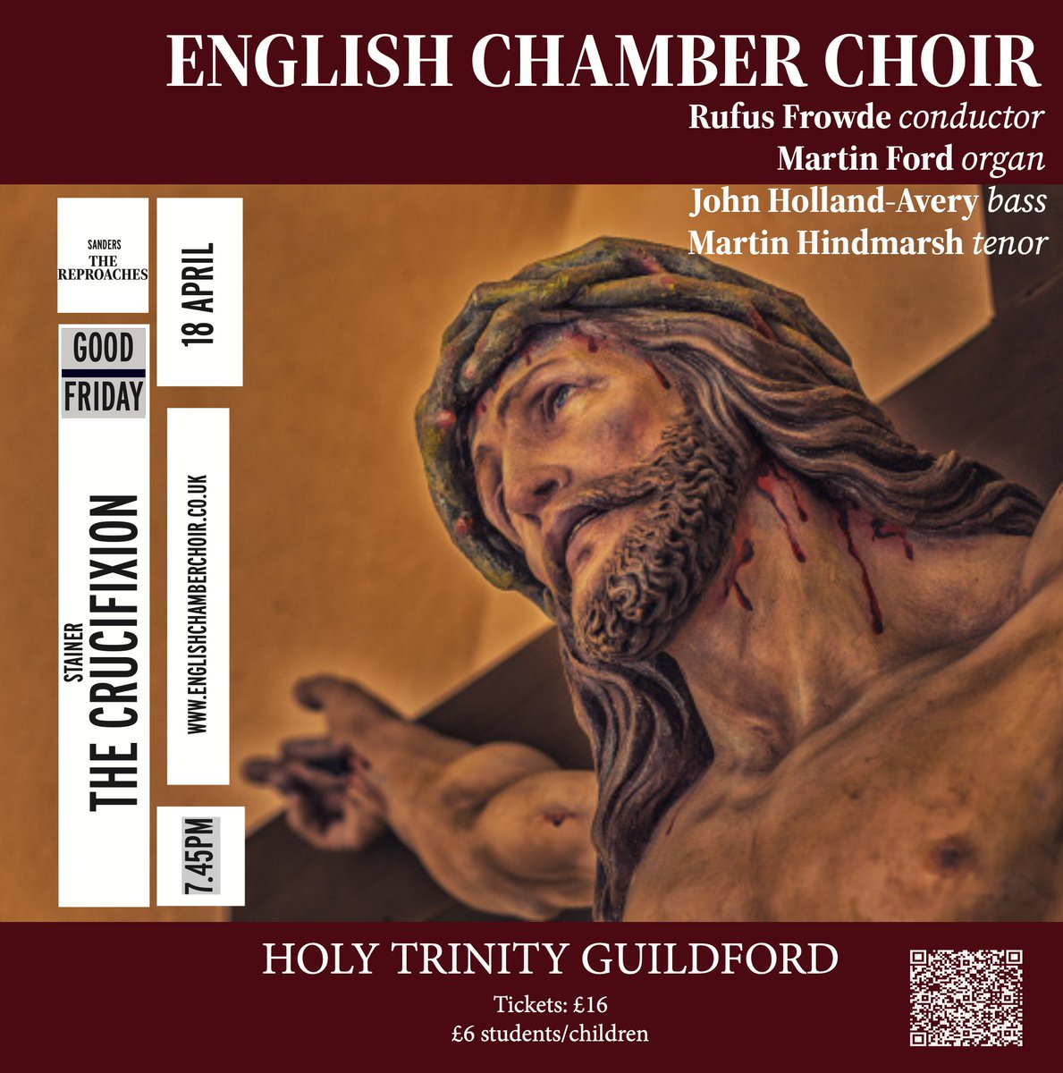 The splendour and drama of late Victorian music and architecture combine sublimely on #GoodFriday at Holy Trinity, Guildford (7.45pm).

Tickets still available via the link below or on the door.

eventbrite.co.uk/e/english-cham…