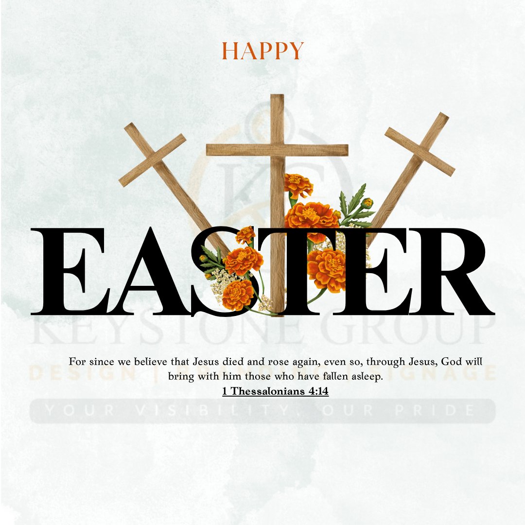 KeystoneKenya's tweet photo. We at Keystone Group we want to take this opportunity and wish y'all a happy easter...may it bring a spiritual rebirth and acknowledgement of our Saviour Jesus Christ.
#HappyEaster #keystonegroup https://t.co/wpG3AVWYfe