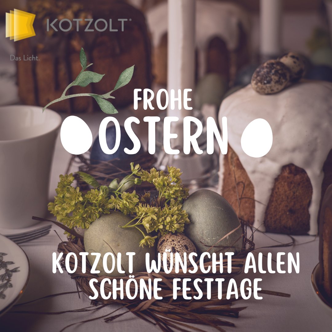 Kotzolt wünscht Allen frohe und gesegnete Festtage und ein schönes Osterfest

#HappyEaster #Ostern #froheostern