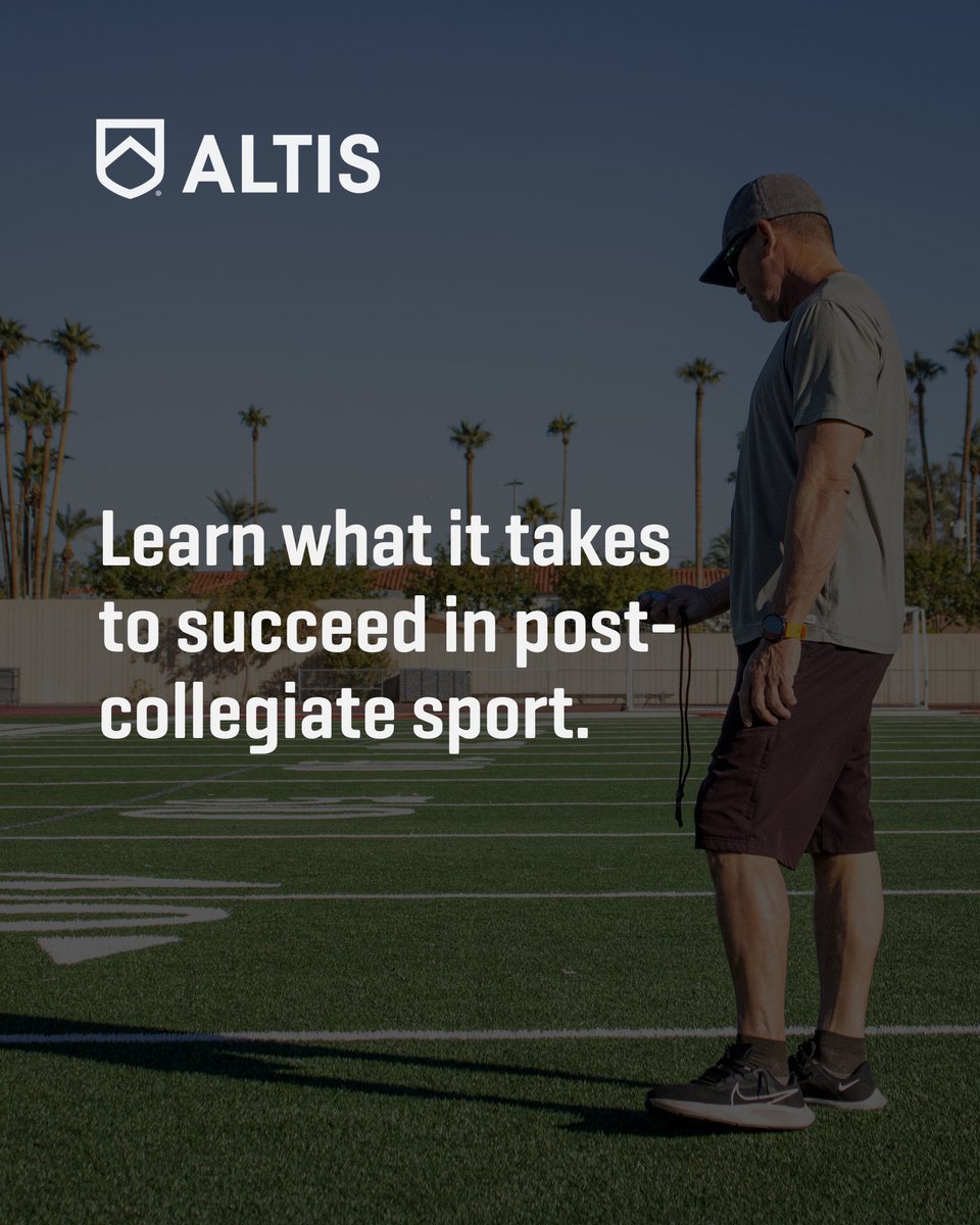 ALTIS's tweet image. 🔥 Why do some athletes thrive after college while others fade out?

🎤 Coach Andreas Behm breaks it down with clarity and honesty.

Having coached athletes from the NCAA ranks to the global stage, Behm shares the hard truths and key traits that define who makes it—and who…