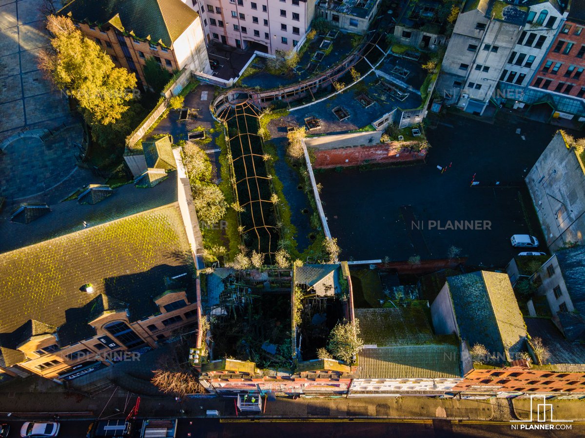 niplanner's tweet photo. 21 years ago today, an arson attack left North Street Arcade in ruins. Despite numerous redevelopment proposals, it remains derelict to this day. How much longer can we allow these historic buildings to deteriorate, and what will it take to finally save our built heritage... https://t.co/Hn9RbnrG6b
