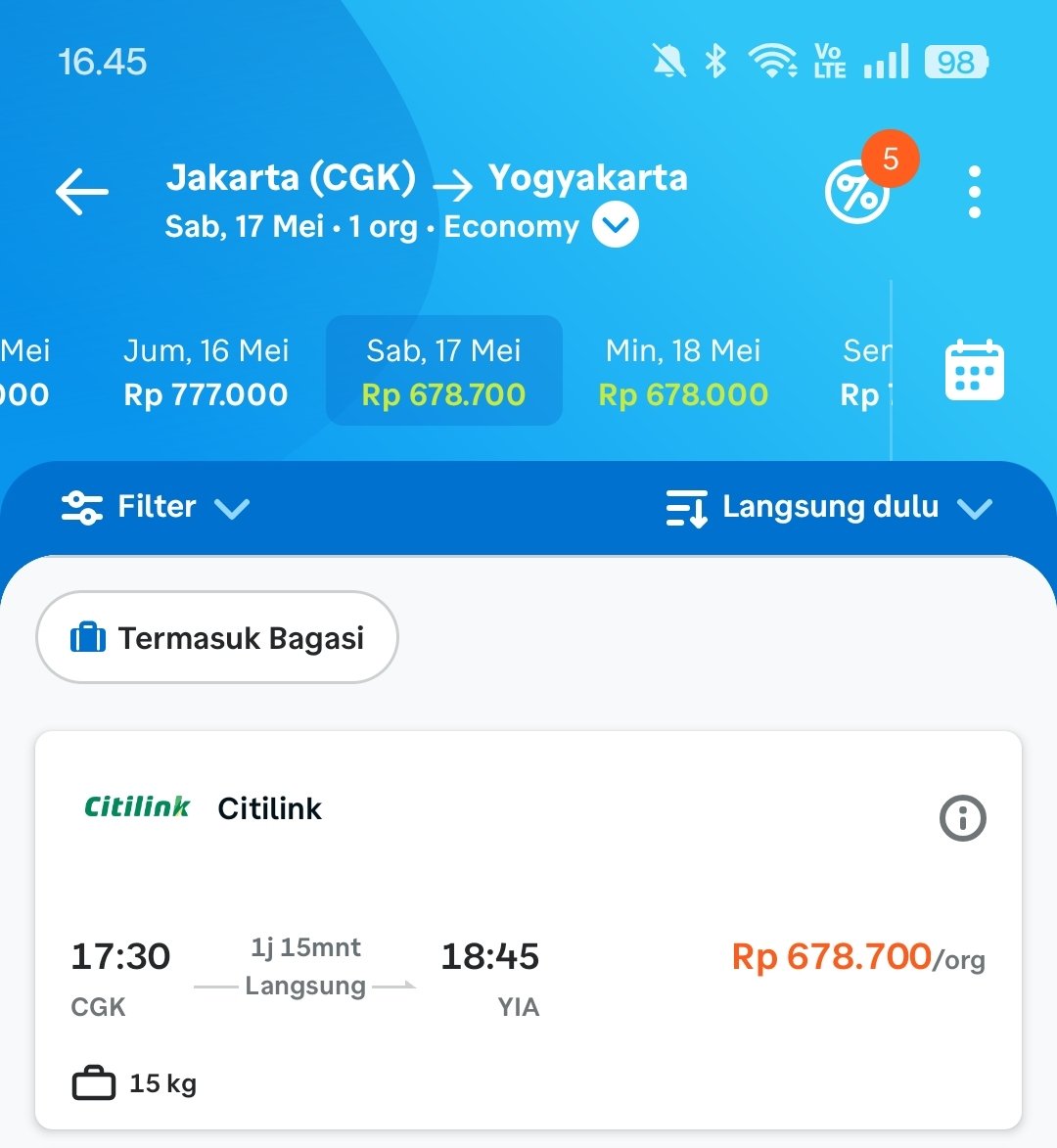 Salah satu wishlist lainnya pengen nonton show Ramayana Ballet Prambanan, nunggu show outdoor dibuka bulan Mei - Oktober, lebih seru.

Tiketnya bisa beli di Traveloka juga, tiket Xperience lain juga banyak promo loh. Tiket pesawat pas Mei juga cuma 600ribuan 😍