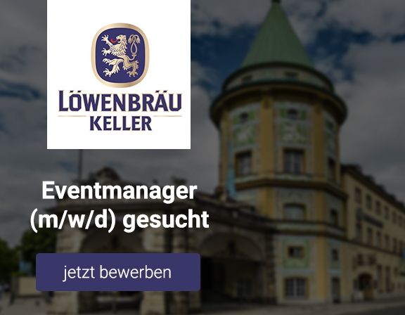 eventmanager_de's tweet photo. Die LK Betriebs GmbH (Löwenbräukeller München) sucht einen #Eventmanager (m/w/d) mit Leidenschaft, Organisationstalent und dem richtigen Gespür für unvergessliche Veranstaltungen: https://t.co/XXZ9EzqBk5
#Eventjob #MünchenJobs #Karrierechance #Eventbranche #Veranstaltungsbranche https://t.co/qt5vqxyraY