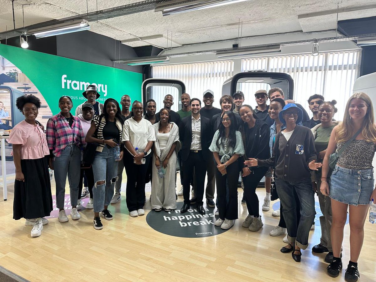 AllOfficeSA's tweet photo. Proud to welcome Property Studies Honours students to All Office today! 🌟
Showcasing the future of work with Framery Smart Pods — inspiring tomorrow’s real estate leaders. 🚀
#AllOffice #Framery #FutureOfWork #SmartWorkspaces https://t.co/jphwt4J8fo