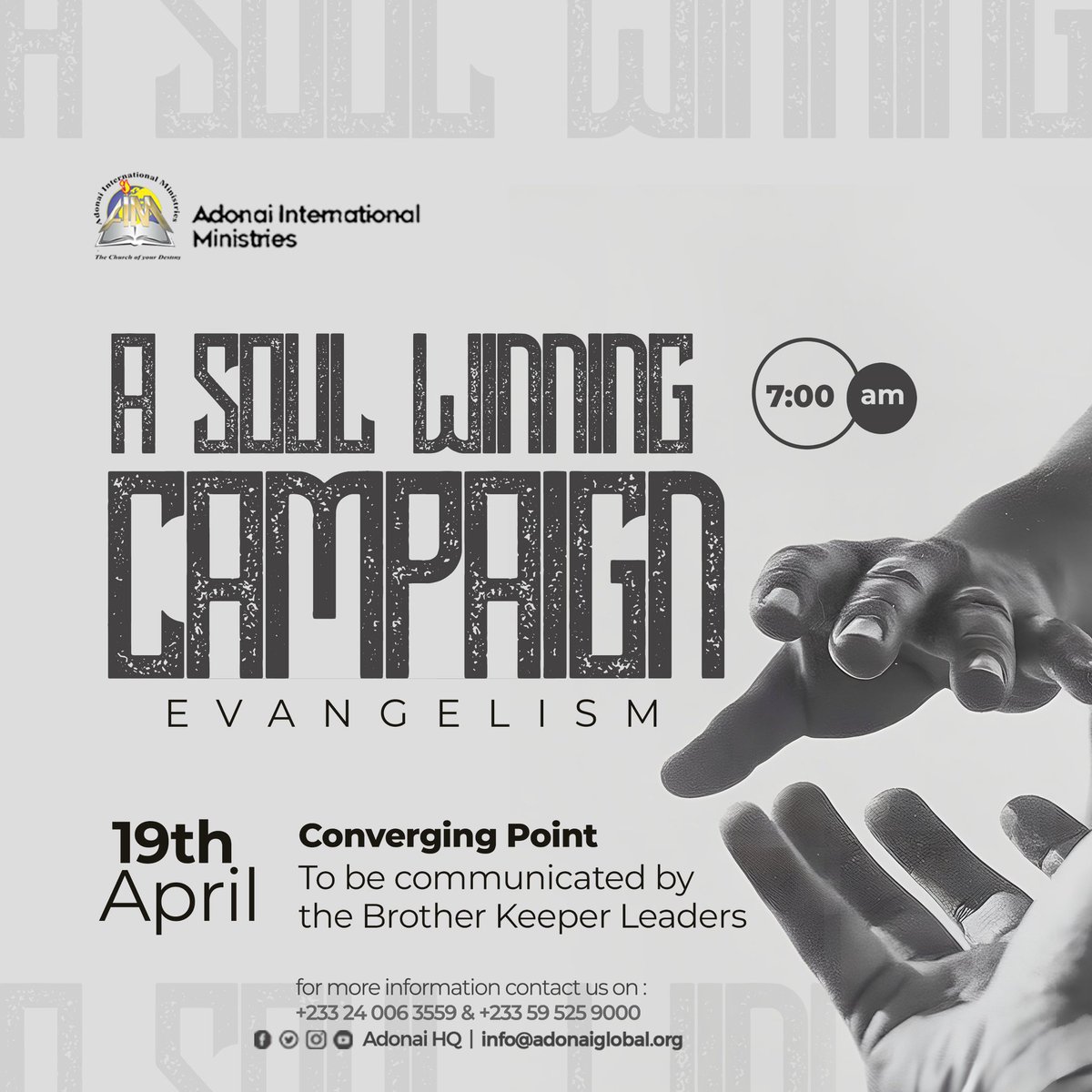 adonai_hq's tweet image. Sharing the Good News this Easter Saturday!
Come along as we go out with the message of love, hope, and salvation.
Let’s touch lives and win souls for Christ!
#EasterOutreach #TheGreatCommission #AdonaiOutreach