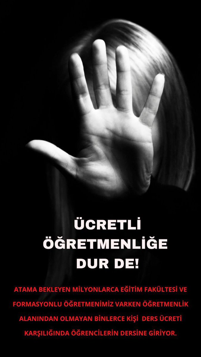 Sen çıkmazsan ben çikmazsam kim sahip çıkacak hakkına #ÖğretmenimEmeğineSahipÇık