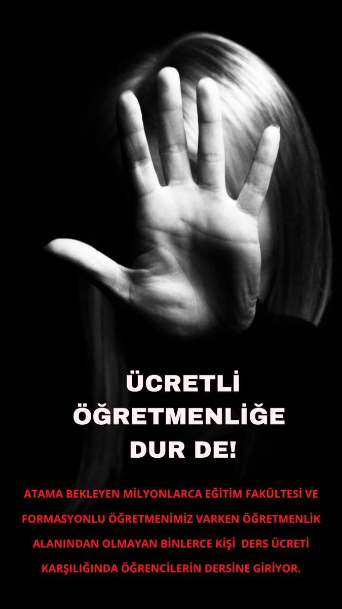 Ücretli öğretmenlik çare değildir bu safsatadan vazgeçilmelidir. Ücretli öğretmenliğe sarılmak yerine 15 bin gibi komik bir sayı acilen güncellenmelidir #ÖğretmenimEmeğineSahipÇık