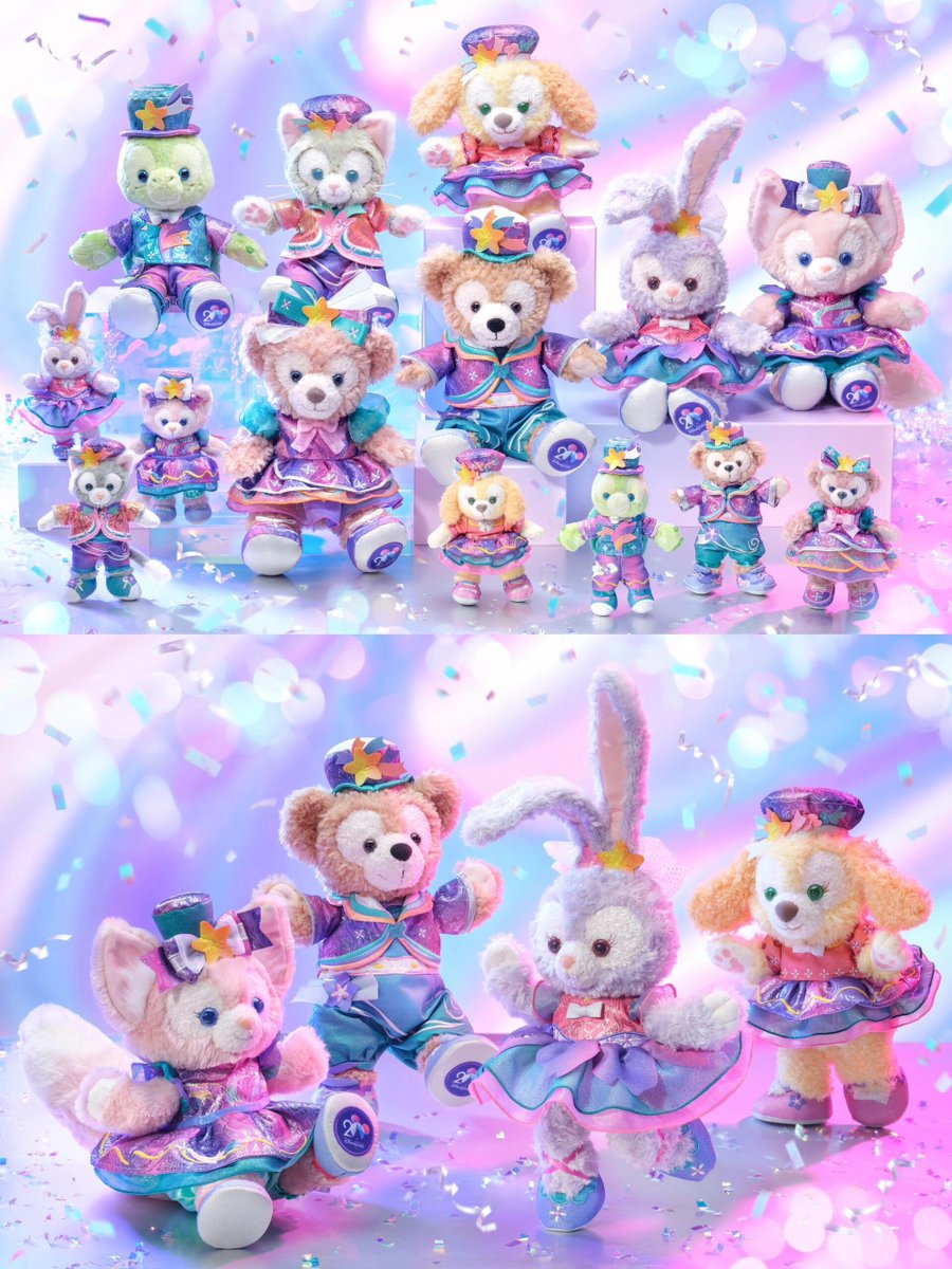 香港ディズニー20周年お祝い🎉🇭🇰 キラキラの新衣装、みんなとっても