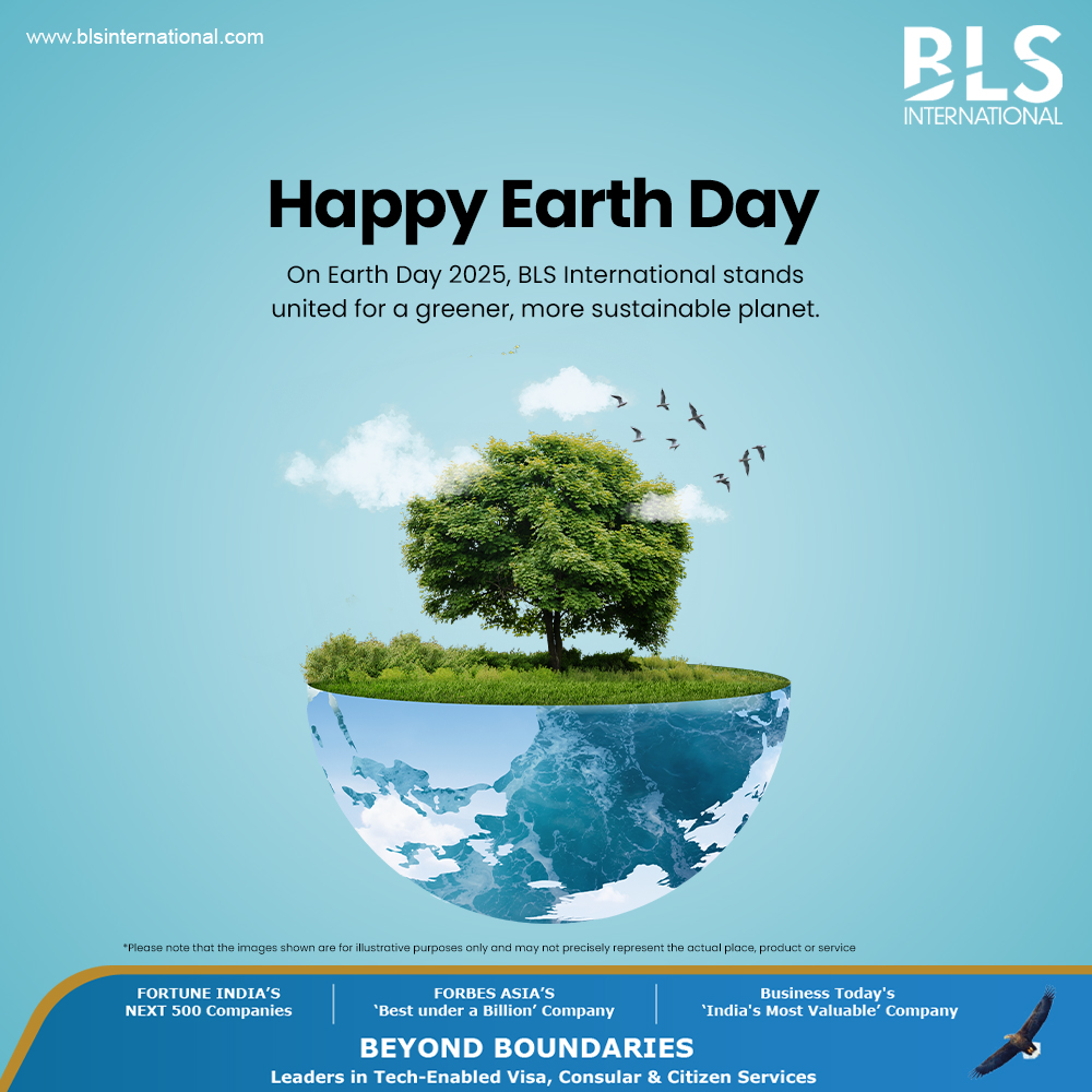 Earth Day 2025

At BLS International, protecting the planet isn’t a choice — it’s a responsibility.

On this Earth Day, we renew our commitment to sustainable practices that respect nature, reduce impact, and redefine how global services can contribute to a greener tomorrow.