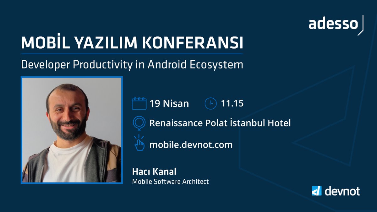 Mobil Yazılım Konferansı 2025’teyiz! Android geliştiriciler için verimlilik tüyoları Hacı Kanal’ın (Mobile Software Architect) sunumunda seni bekliyor. 

Kaçırma! <a href="/devnot_/">Devnot</a>