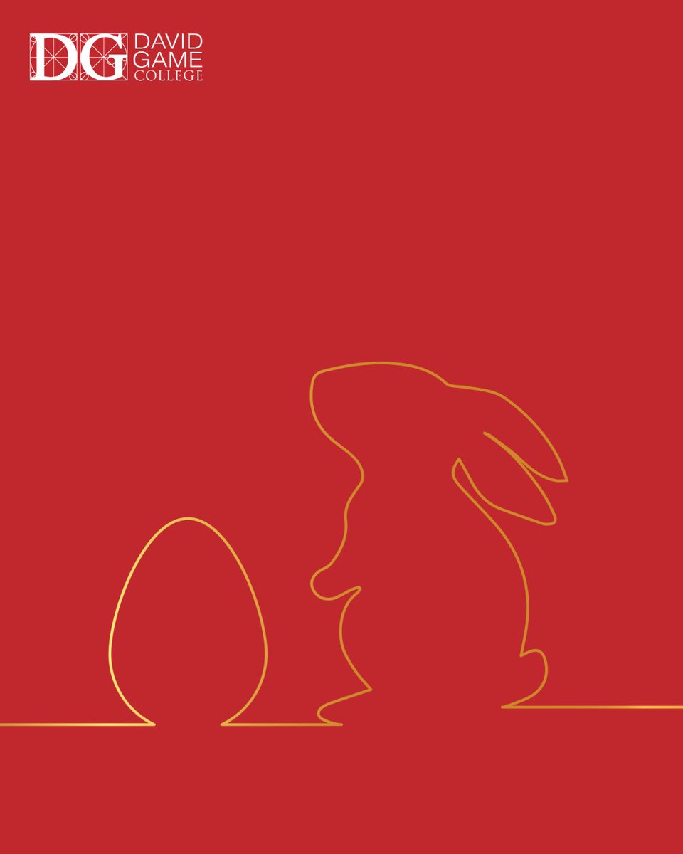 Happy Easter from all of us at David Game College!
🐇✨

Please note that the College will be closed over the Easter holidays:
18th April (Good Friday) – CLOSED
21st April (Easter Monday) – CLOSED