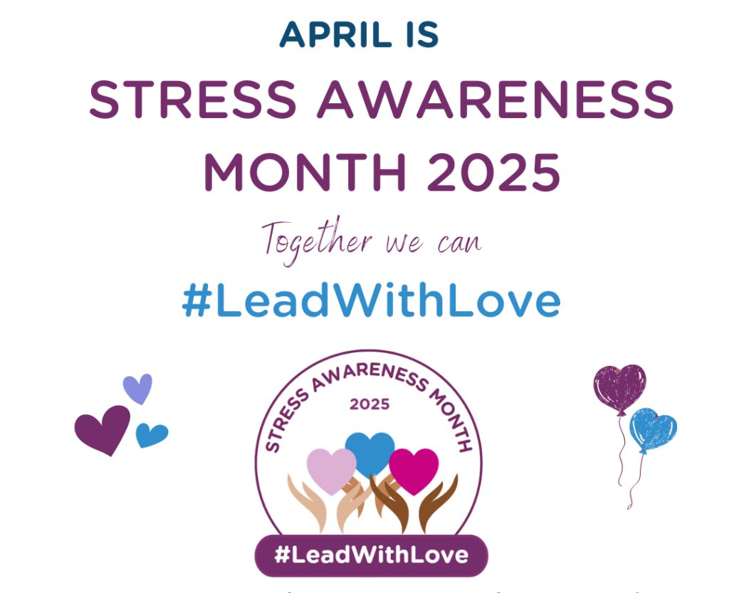 April is Stress Awareness Month. Stress is the feeling of heightened sense of pressure. Stress can affect anyone, at any stage of their life. 

The Stress Management Society is a great resource for ways on learning to cope and even reduce your stress.

#leadwithlove