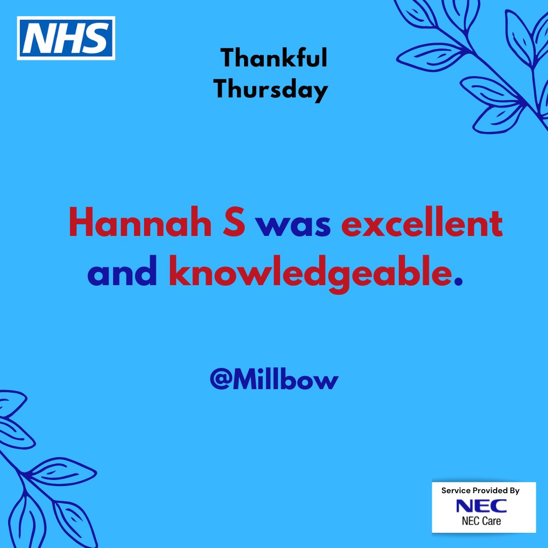 cm_neccare's tweet photo. Thankful Thursday
We are incredibly grateful for your feedback and support! Your kind words and encouragement mean the world to us. If you'd like to recognise our dedicated staff members for their exceptional service, please nominate them for the Values In Practice (VIP) award. https://t.co/HkFVLjHN1m