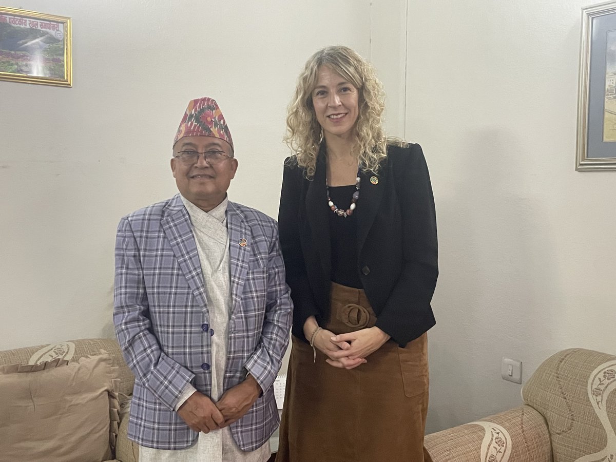 Patricia Fernandez-Pacheco (@patriciaunwomen) on Twitter photo Had the pleasure of meeting Chief Election Commissioner yesterday during his final week in office.
Grateful for the strong partnership we've built to advance women in politics in 2024.
Collaborations like these set the tone for a transformative #Beijing30 agenda. <a href="/ECNOfficial/">Election Commission Nepal</a> Had the pleasure of meeting Chief Election Commissioner yesterday during his final week in office.
Grateful for the strong partnership we've built to advance women in politics in 2024.
Collaborations like these set the tone for a transformative #Beijing30 agenda. <a href="/ECNOfficial/">Election Commission Nepal</a>