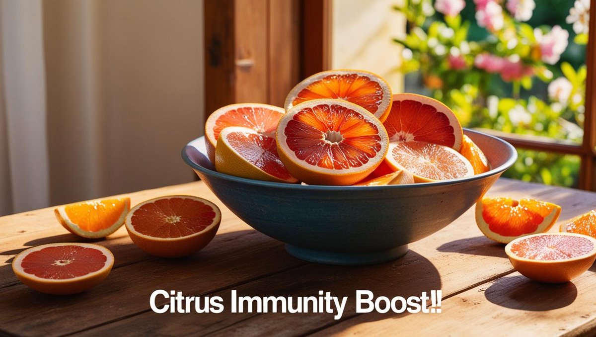 HealthParadox1's tweet photo. Immunity-Boosting Breakfast 
Boost immunity with citrus fruits! I had a grapefruit and orange bowl before my morning jog. Packed with vitamin C. What’s your immunity-boosting breakfast for a strong day? Share your pick below! https://t.co/R7zhNoAAmP