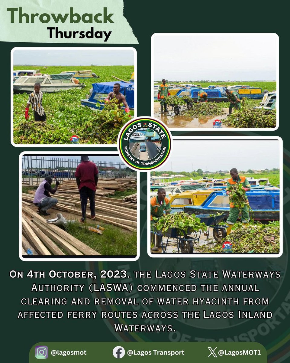 #ThrowbackThursday
#LagosMOT
#Ensuringseamlesscommuting