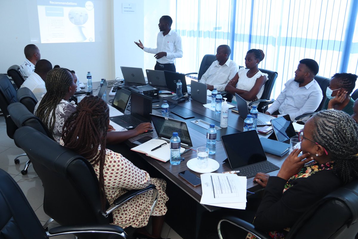 Benson Nzaphila, an intern at the Nuclear Energy &amp; Infrastructure Development Department, makes a presentation on “Enhancing Safety Standards at NPP Facilities: A study on Potential of Advanced Shielding Materials to reduce radiation exposure”.