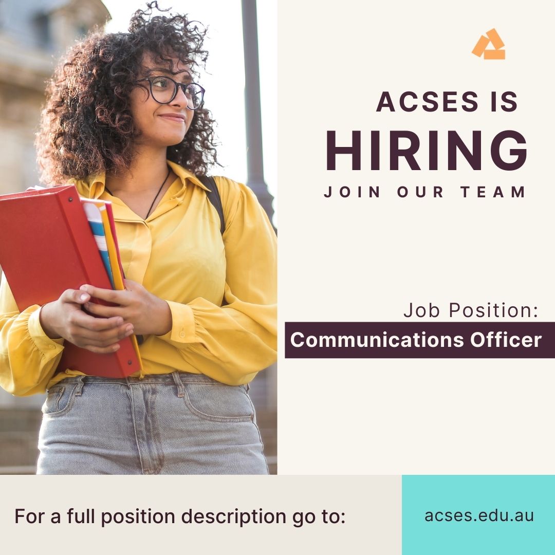 ✨We're hiring a Communications Officer✨
Join ACSES to help drive equity in higher education through purpose-led storytelling and strategy. If you care deeply about fairness and impact, we want to hear from you.

👉bit.ly/4jm9Bhi