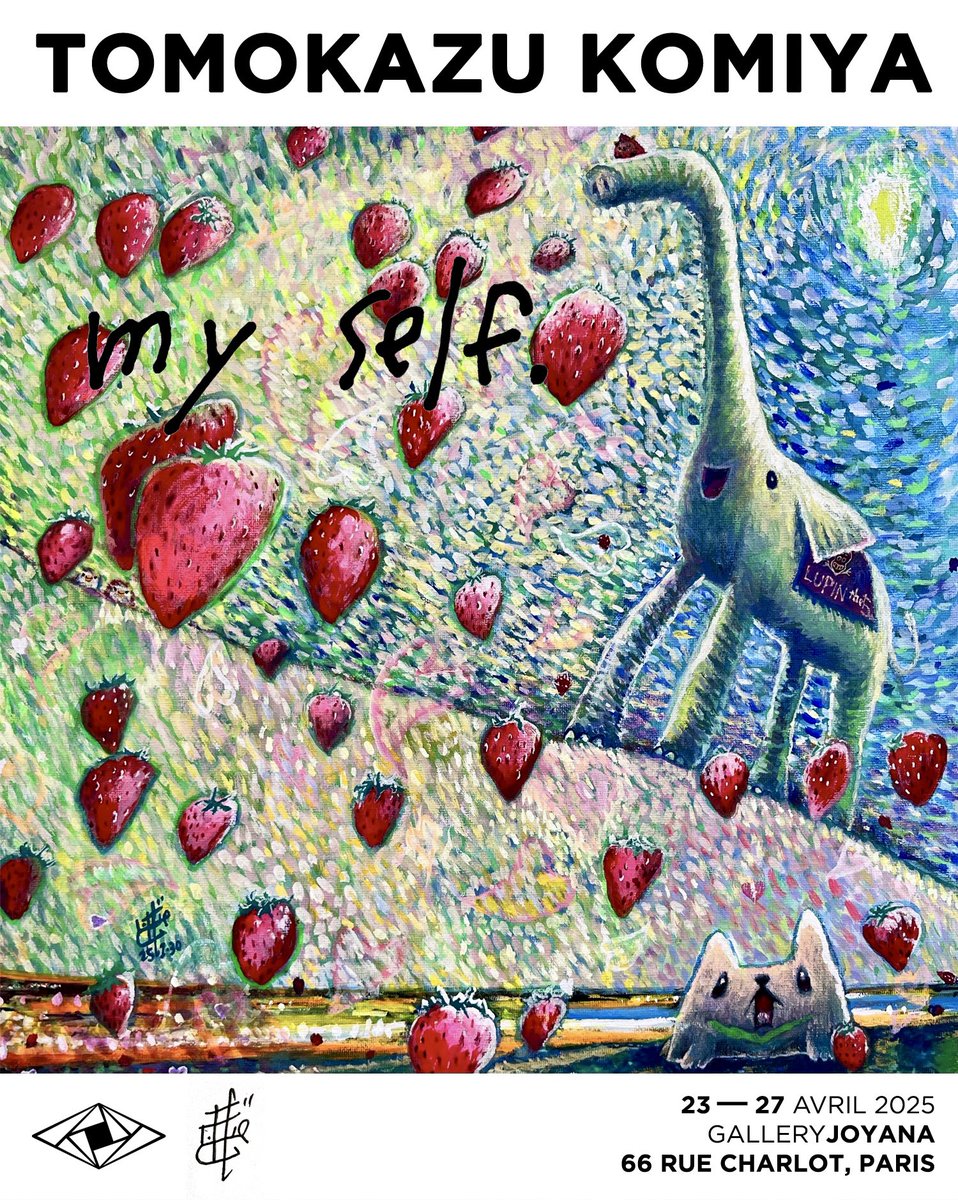 TOMOKAZU KOMIYA <a href="/asiru3dozen/">こみやトモカズ</a> “my self” | Paris Solo Show APRIL 23–27, 2025 - 66 RUE CHARLOT, PARIS 🇫🇷

All original artworks available via private lottery only. Limited print for early visitors.

Enter: gallery@joyana.fr / WhatsApp (bio)
#Komiya #TomokazuKomiya
