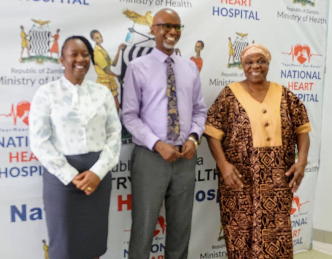 MutazAlsabah's tweet photo. A delegation of Zambia Heart and Stroke foundation delivered IAS Letter to the National Heart Hospital in the capital Lusaka.
IAS letter disclosed the plan to fight ASCVD and aimed for better cardiovascular health.
#FindFH
#KnowHoFH
@atherosociety
@SamiaMoraMD
@fhscglobal . https://t.co/cAkRqi7VMl