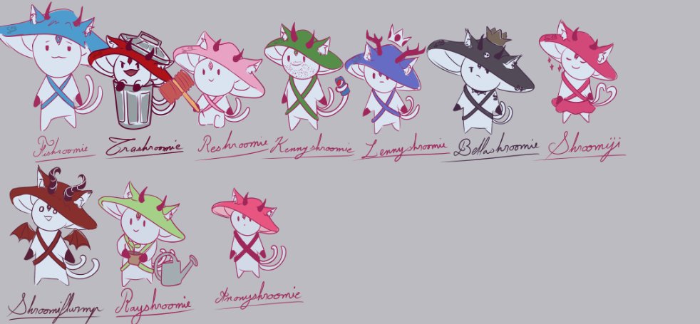 ViioletR's tweet photo. More Shroomies! The army grows! >:) https://t.co/A1OwHQ3tX6