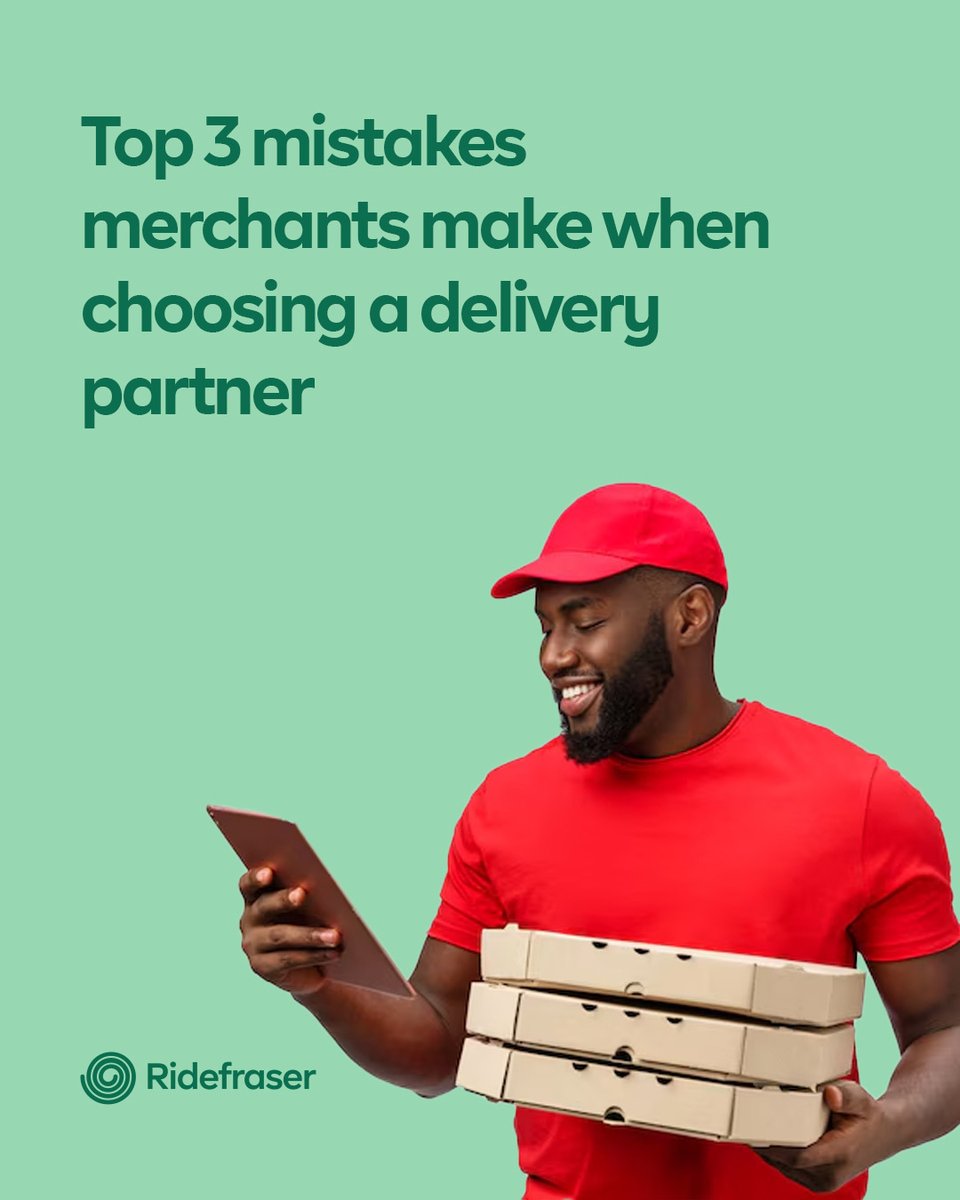 ridefraser's tweet photo. Choosing the wrong delivery service can cost you customers! Don’t make these 3 common mistakes- 1) Not checking reliability, 2) Ignoring customer support, 3) Overlooking speed and efficiency.
#nomistakes
#efficient
#ridefraser https://t.co/TqFsXvpG4g