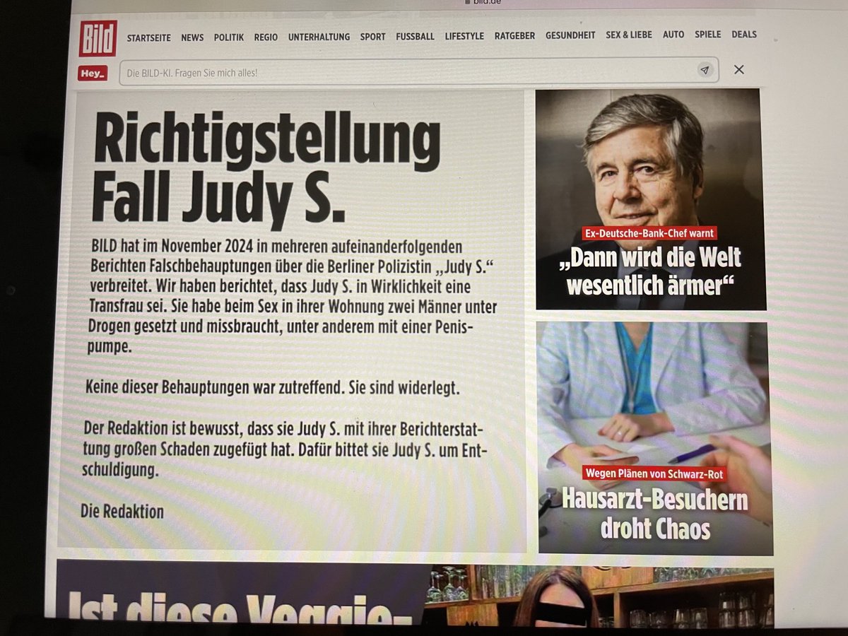 ⁦<a href="/alx_froehlich/">Alexander Fröhlich</a>⁩ 🙏 - ein Grund heute BILD online aufzurufen,auch wenn man sich bereits in den Feiertagen befindet.Das war eine dermaßen üble Geschichte!Was sind die Konsequenzen für den Kollegen der sie nach außen getragen hat⁦ <a href="/polizeiberlin/">Polizei Berlin</a>⁩⁦<a href="/DPolGBerlin/">DPolG Berlin</a>?⁩
