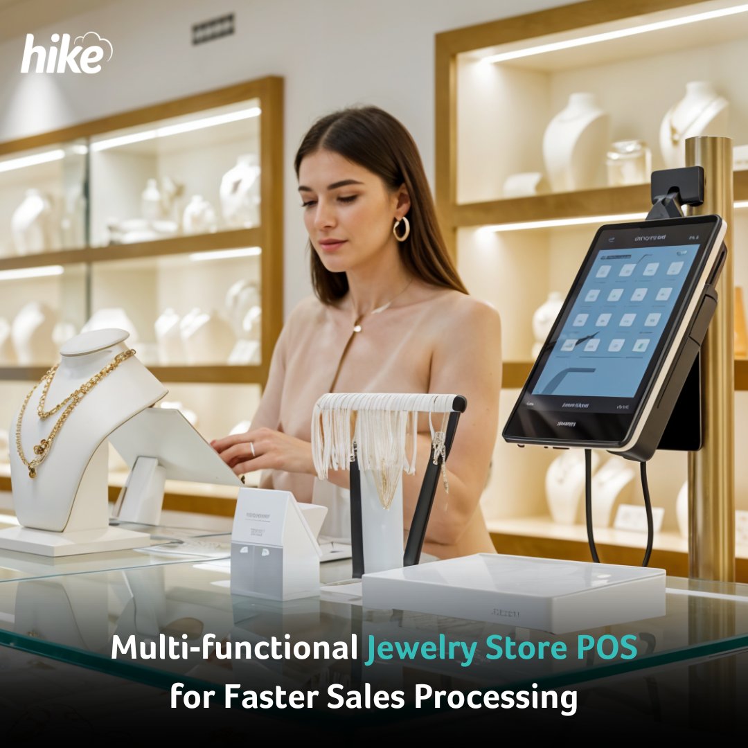 hikepos's tweet photo. Streamline your jewelry store operations with our multi-functional Hike POS—faster sales processing for a smoother shopping experience!

#JewelryPOS #RetailTech #StoreEfficiency #JewelryStore #retailpos #hikepos #RetailInnovation #JewelryBusiness #SmartPOS #possystem #cloudpos https://t.co/hVDf3Xids5