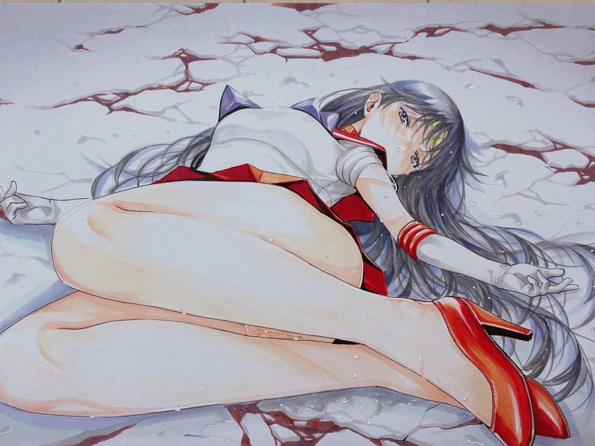 上手く描けなかった💦
アナログなので修正出来ないけど…勿体無いのでアップしますm(_ _)m
#セーラームーン
 #アナログイラスト
#セーラーマーズ 