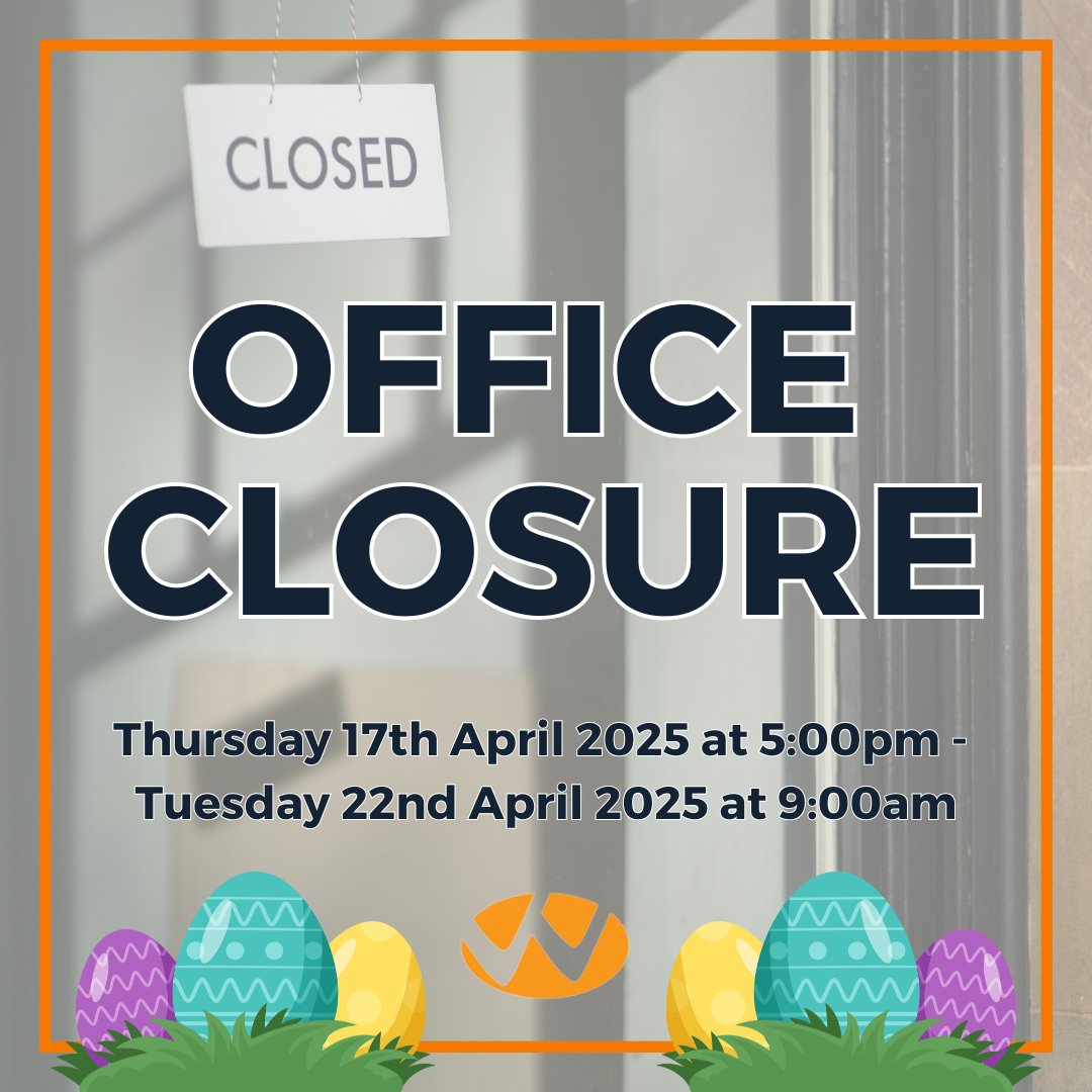 Please note that the IPW Office will be closed due to the Easter holidays from Thursday 17th April at 5:00pm. Any enquiries made during this period will be picked up when the office opens again at 9:00am on Tuesday 22nd April 2025🐰