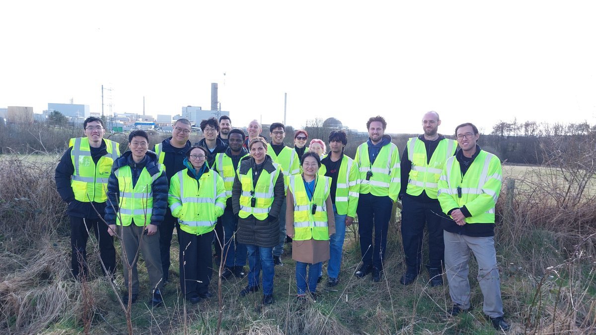 raicouk's tweet image. A recent visit to the Sellafield nuclear site by the RAICo Fellows & Junior Fellows, pictured alongside staff and students from the wider RAICo academic community.