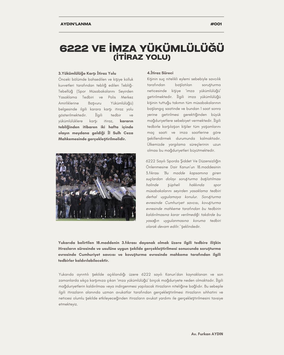 6222 ve İmza Yükümlülüğüne İtiraz