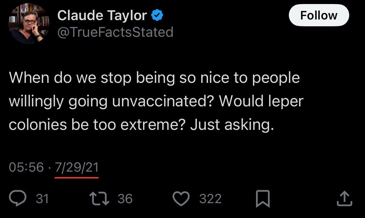 No, you absolutely aren’t.