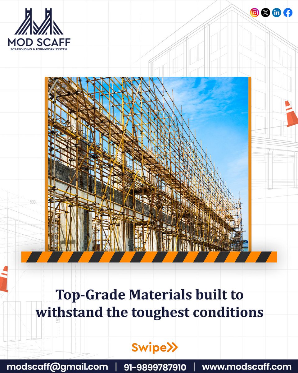 ModscaffIndia's tweet image. 🚧 Revolutionize Your Build with 🧠 Smart Formwork &amp;amp; 🏗 Scaffolding Solutions for the next-gen skyline! 

📩 modscaff@gmail.com
🌐 modscaff.com 
📱 +91-9899787910

#SmartFormwork #ScaffoldingSolutions #ModernConstruction #BuildSmart #EngineeringExcellence