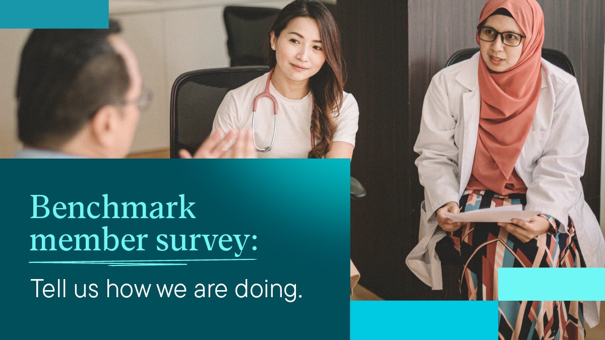 Members: You received our biennial Benchmark Member Survey via email on April 16. Share your thoughts to help us better understand your needs &amp; what’s important to you. Your input will help us shape the path forward &amp; find ways to improve how we work. ow.ly/JJ3M50VCsCK